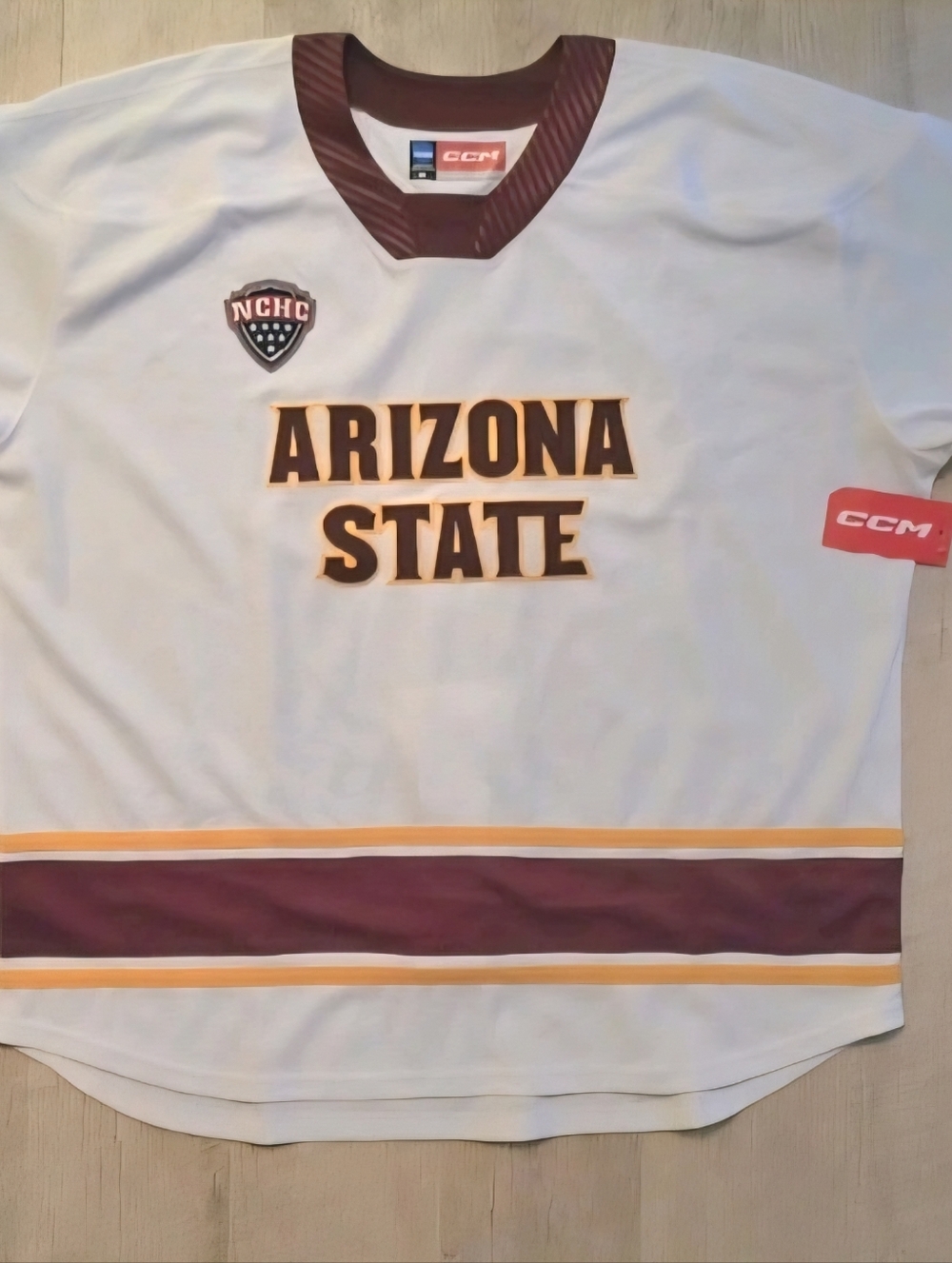 ASU Arizona State University Hockey Jersey CCM Size 60 NWT